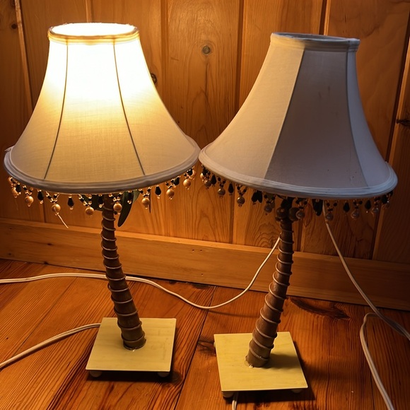 Set of 2 matching Tropical Lamps - Picture 12 of 16